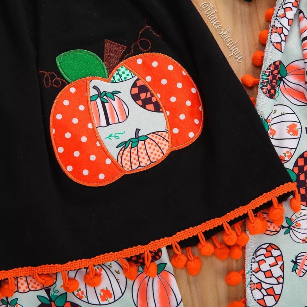 Little Girl Boutique Seasonal Autumn Fall Clothing - Picture 3 of 3